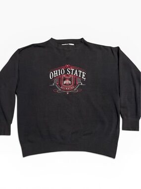 Vintage Ohio State Black Crewneck Sweatshirt